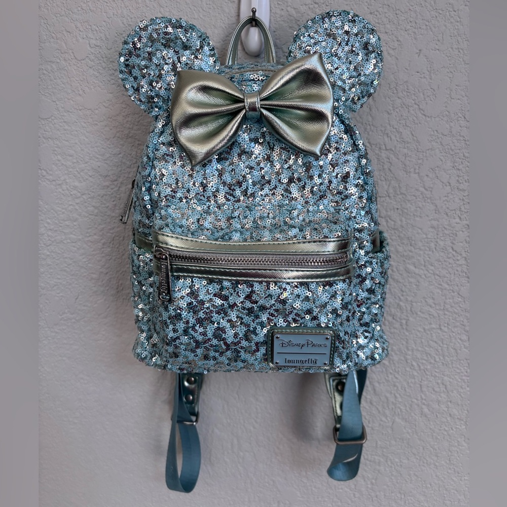 Arendale Blue Sequined Loungefly Backpack